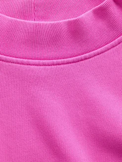 VintageSoft Oversized Mockneck Tunic Sweatshirt