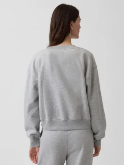 VintageSoft Oversized V-Neck Sweatshirt