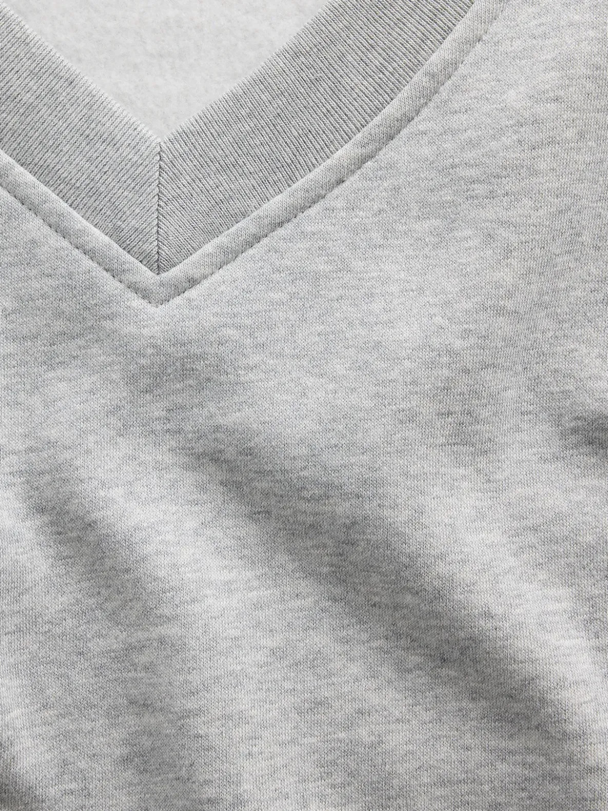 VintageSoft Oversized V-Neck Sweatshirt