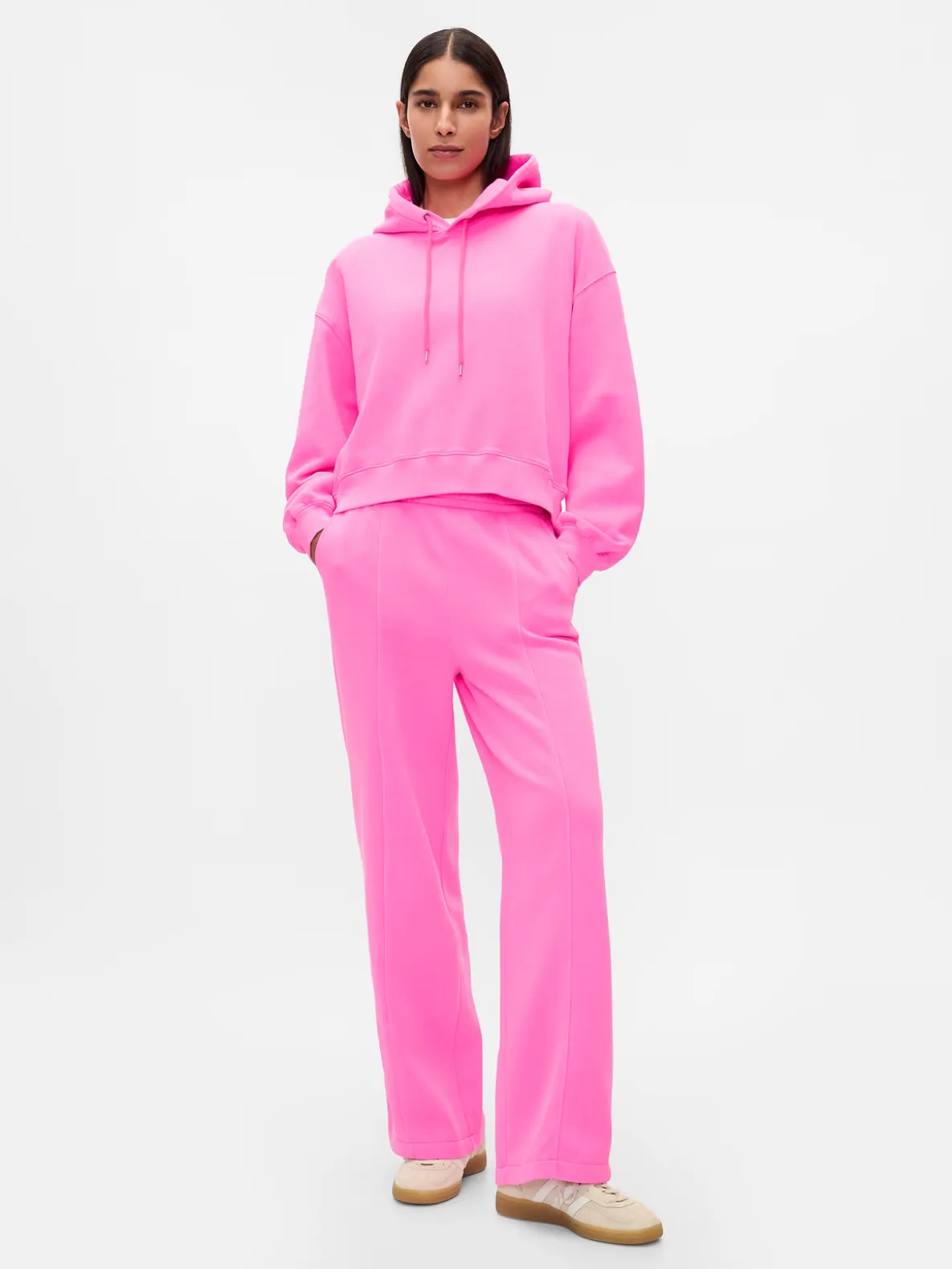 VintageSoft Seamed Straight Sweatpants