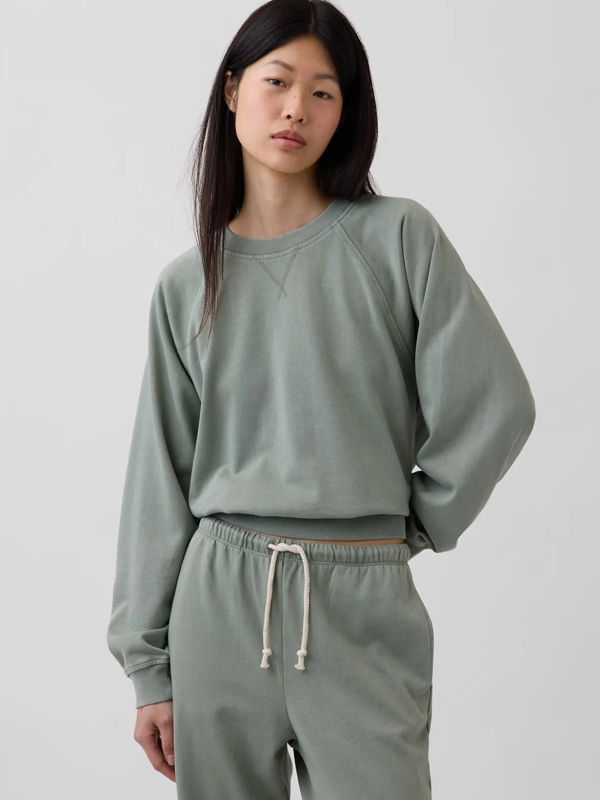VintageSoft Terry Raglan Sweatshirt