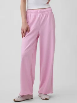 VintageSoft Terry Wide-Leg Sweatpants