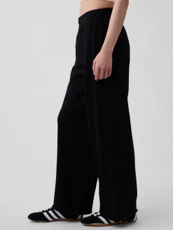 VintageSoft Terry Wide-Leg Sweatpants