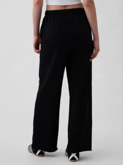 VintageSoft Terry Wide-Leg Sweatpants