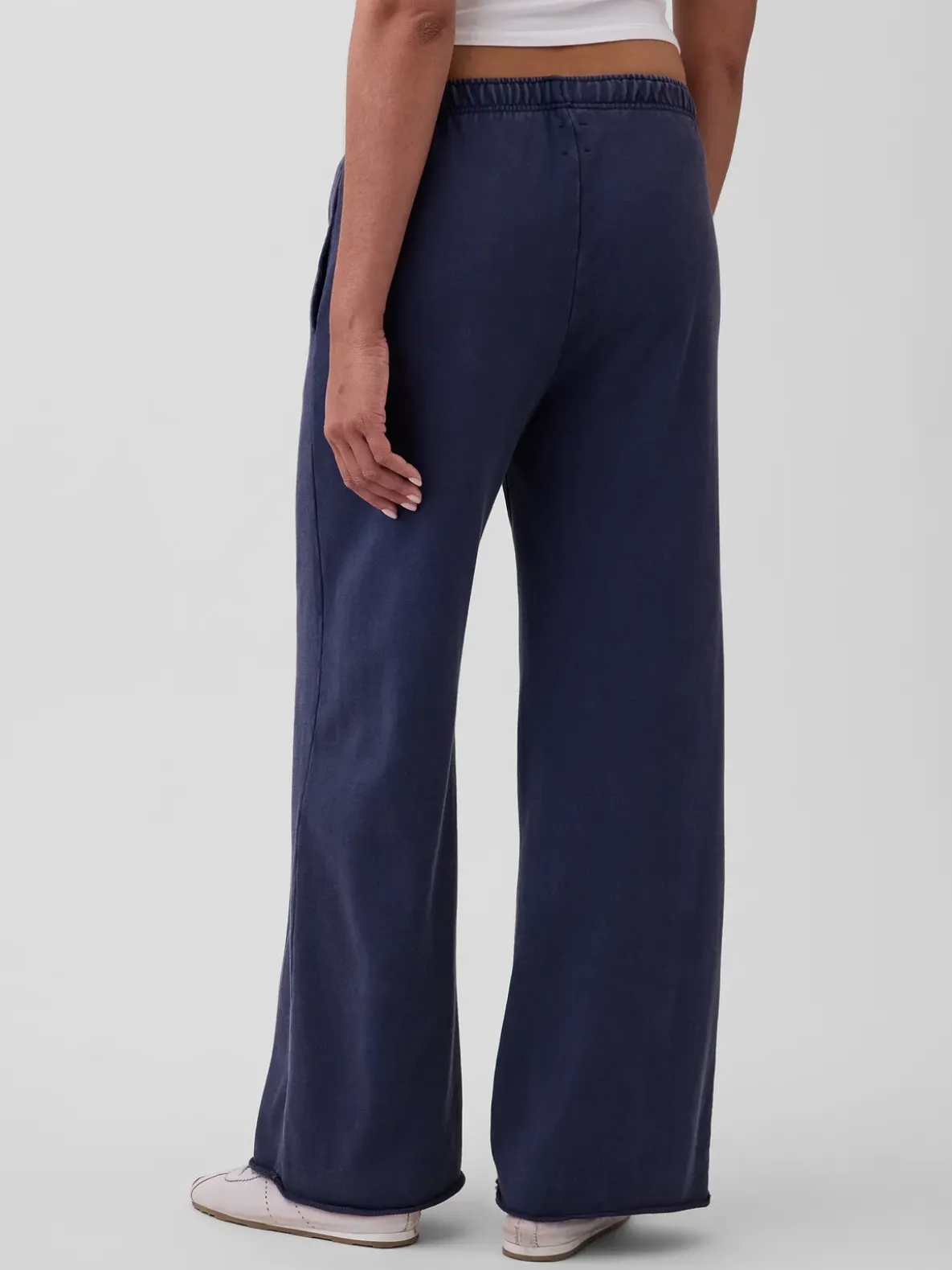 VintageSoft Terry Wide-Leg Sweatpants