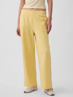 VintageSoft Terry Wide-Leg Sweatpants