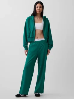 VintageSoft Terry Wide-Leg Sweatpants