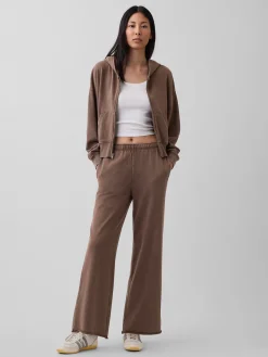 VintageSoft Terry Wide-Leg Sweatpants