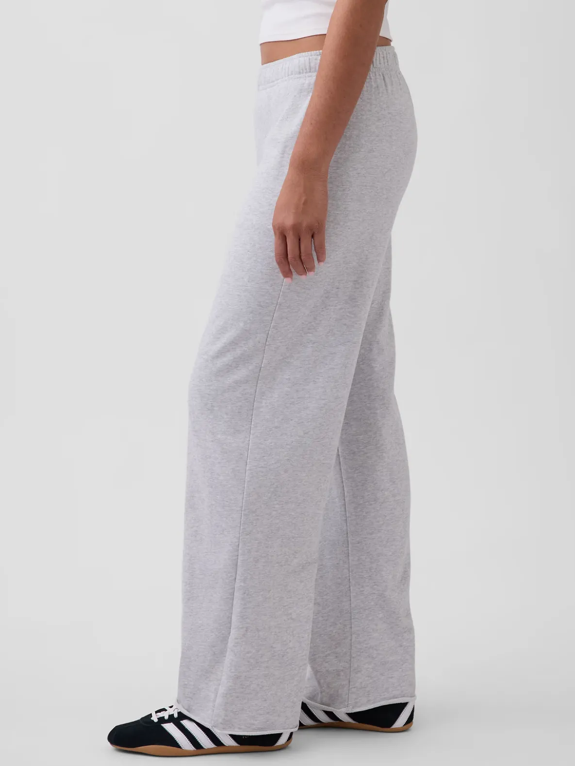 VintageSoft Terry Wide-Leg Sweatpants