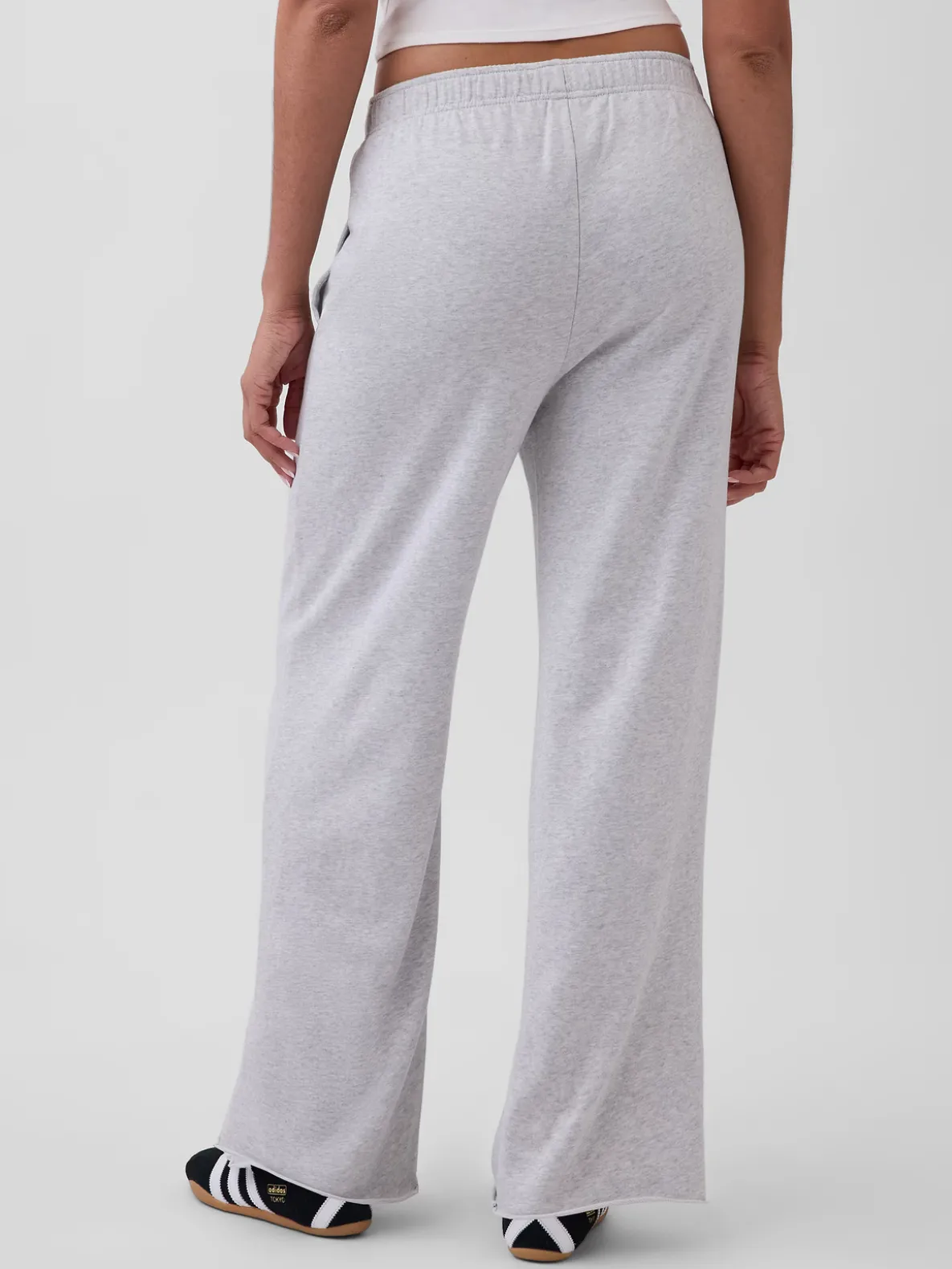 VintageSoft Terry Wide-Leg Sweatpants