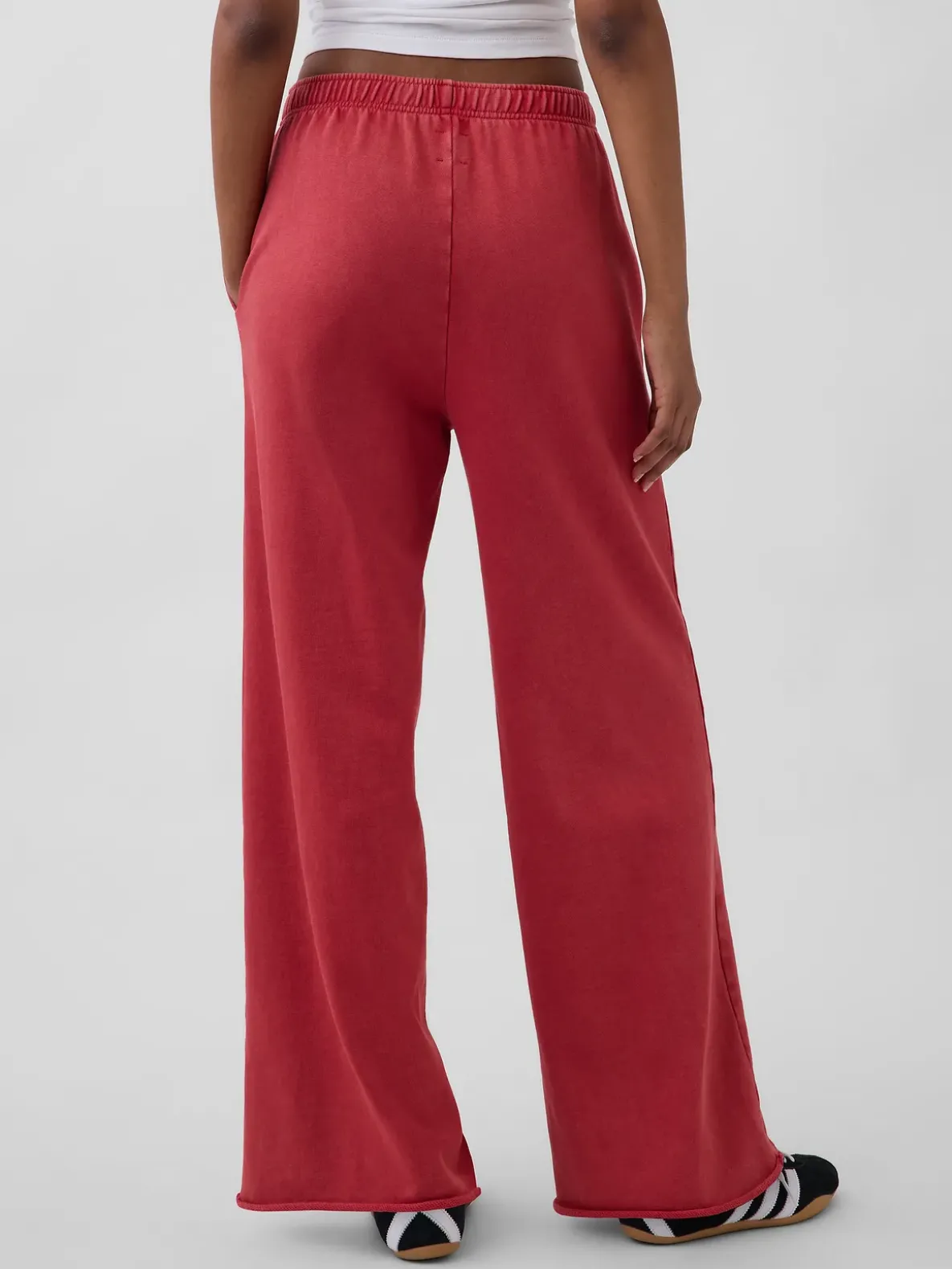 VintageSoft Terry Wide-Leg Sweatpants