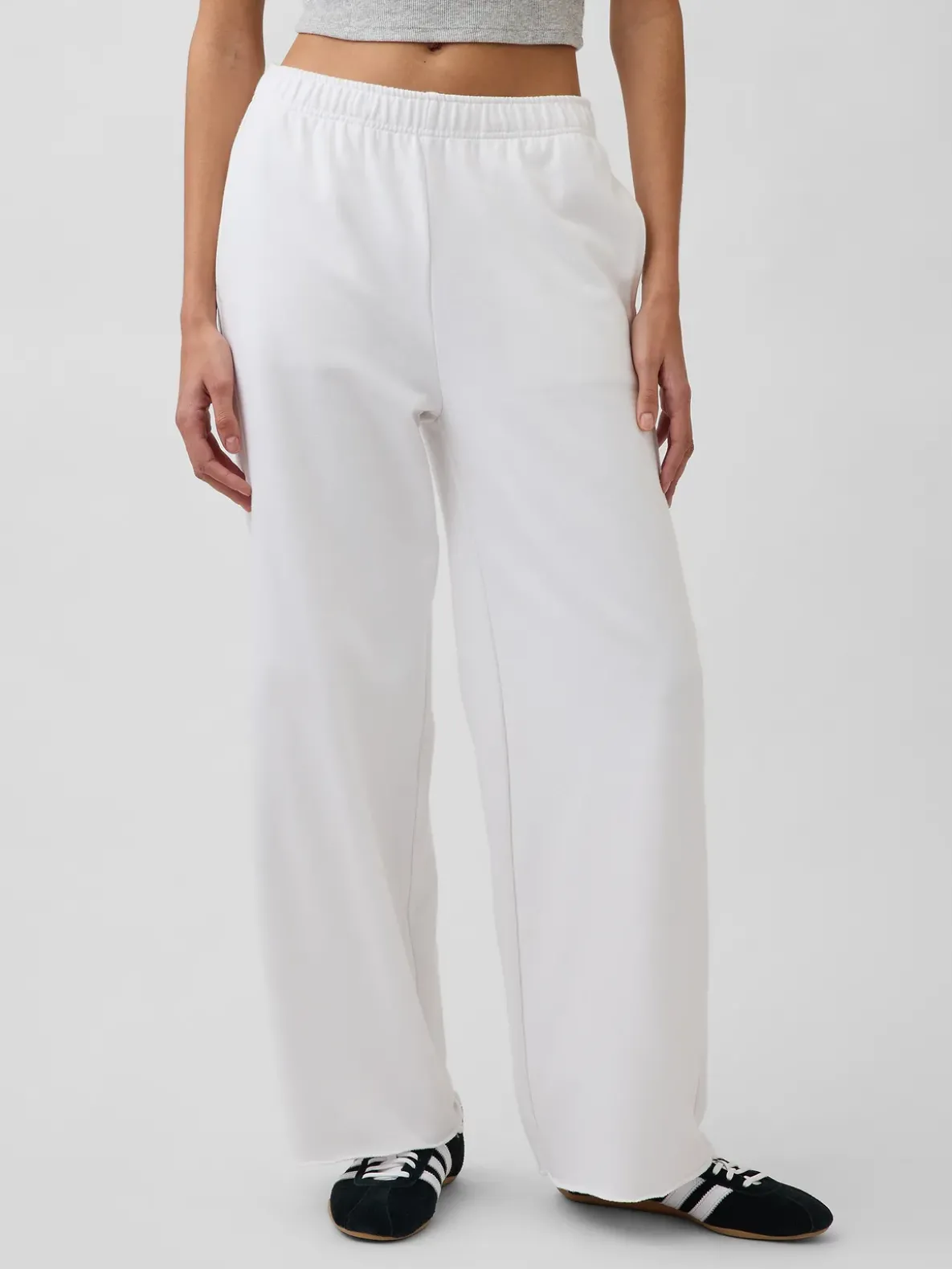 VintageSoft Terry Wide-Leg Sweatpants