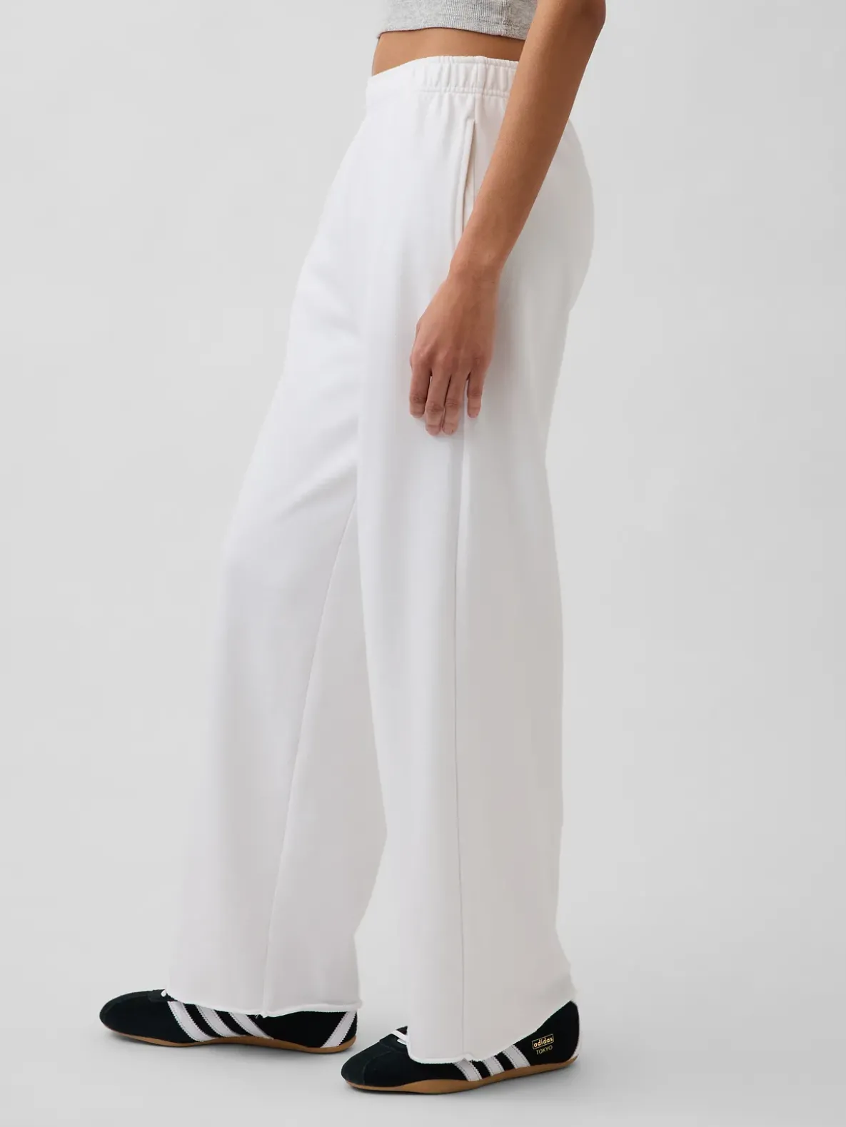VintageSoft Terry Wide-Leg Sweatpants