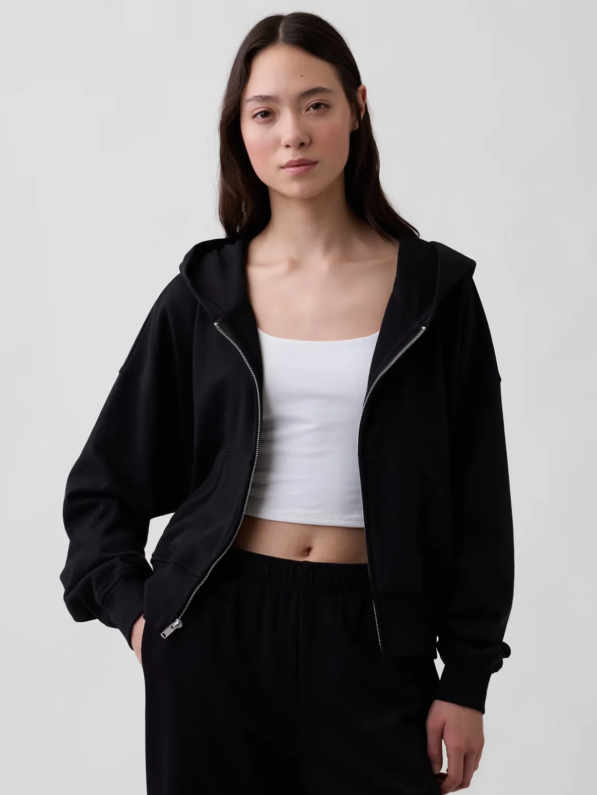 VintageSoft Terry Zip Hoodie