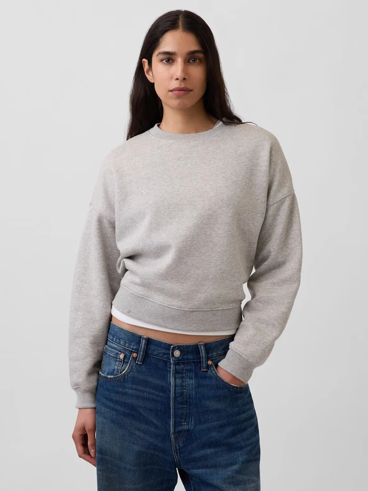VintageSoft Wedge Crewneck Sweatshirt