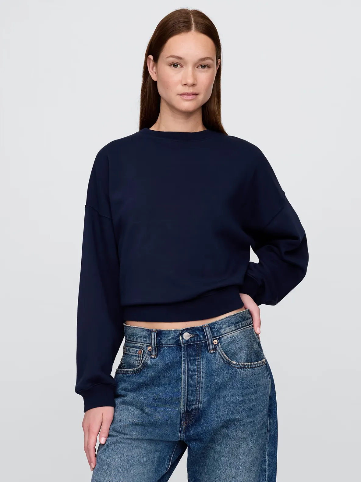 VintageSoft Wedge Crewneck Sweatshirt