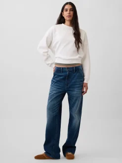 VintageSoft Wedge Crewneck Sweatshirt