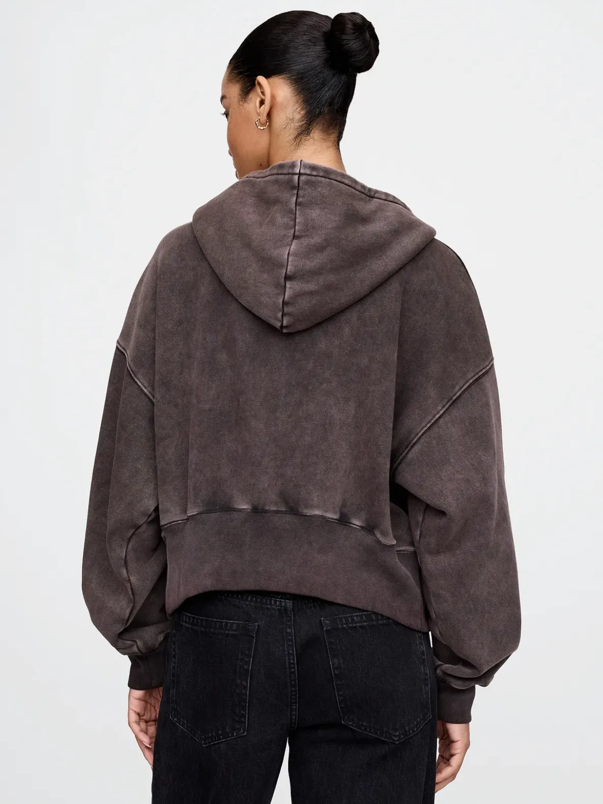 VintageSoft Wedge Zip Hoodie