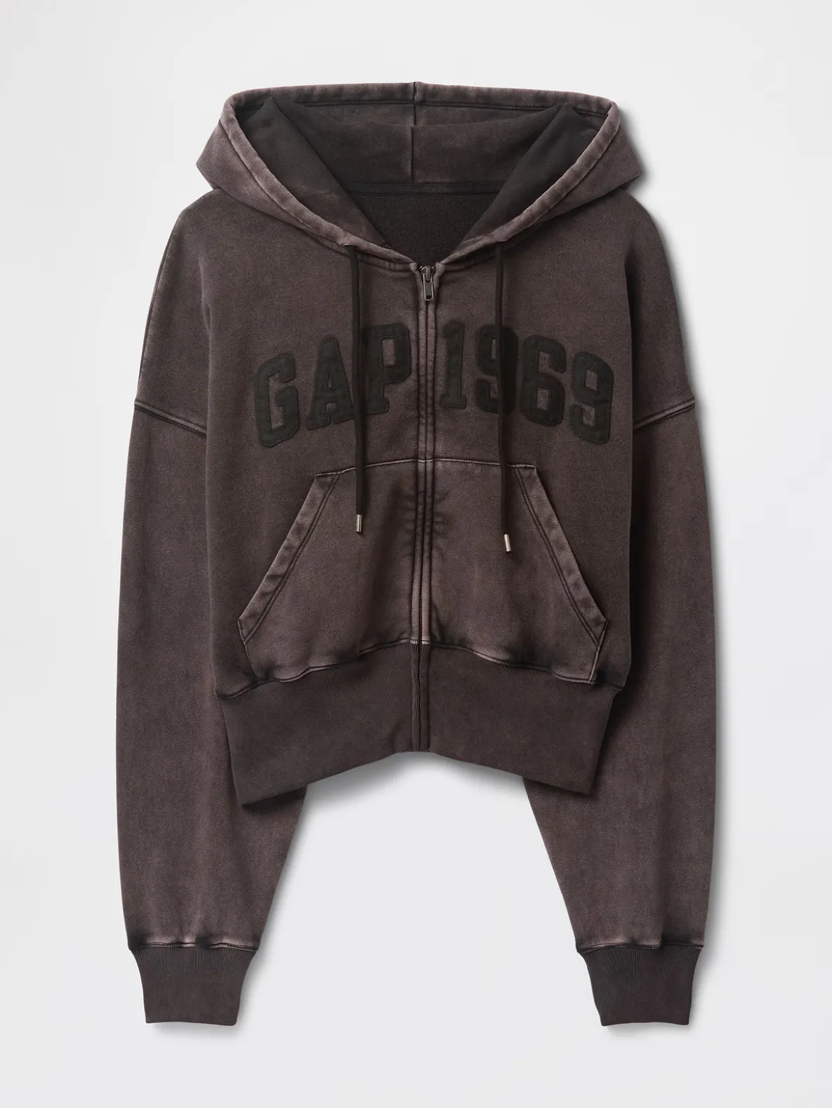 VintageSoft Wedge Zip Hoodie