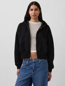 VintageSoft Wedge Zip Hoodie