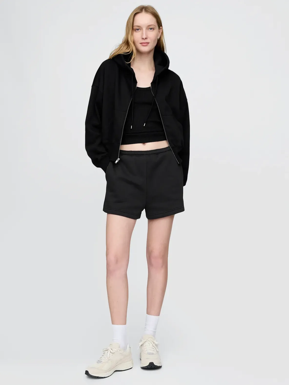 VintageSoft Wedge Zip Hoodie