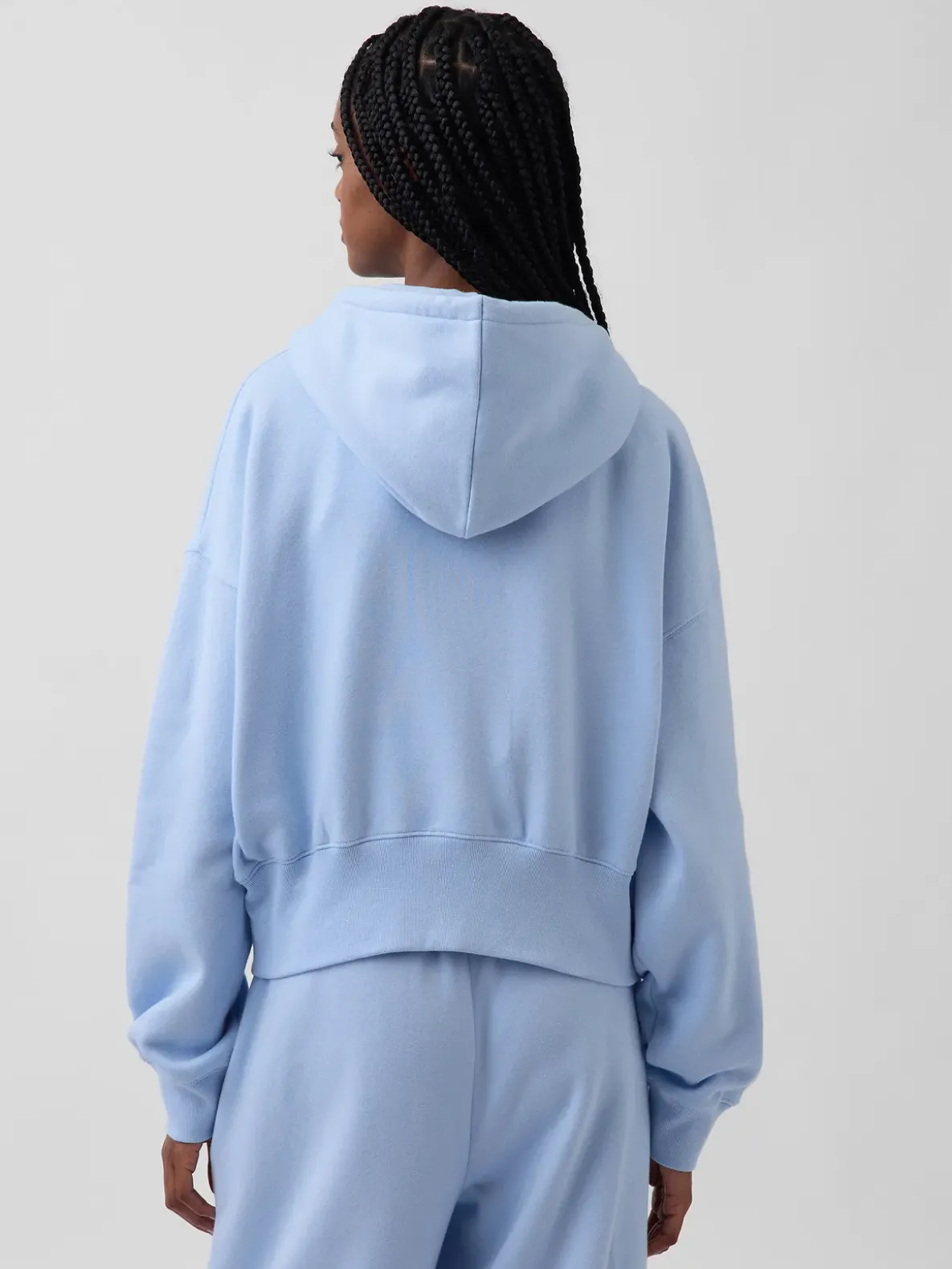 VintageSoft Wedge Zip Hoodie