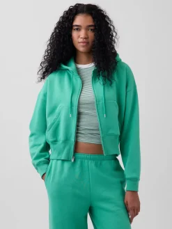 VintageSoft Wedge Zip Hoodie