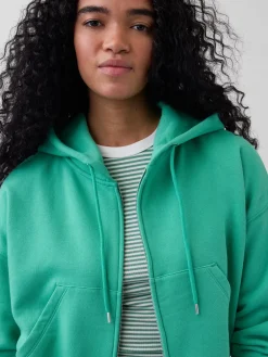 VintageSoft Wedge Zip Hoodie