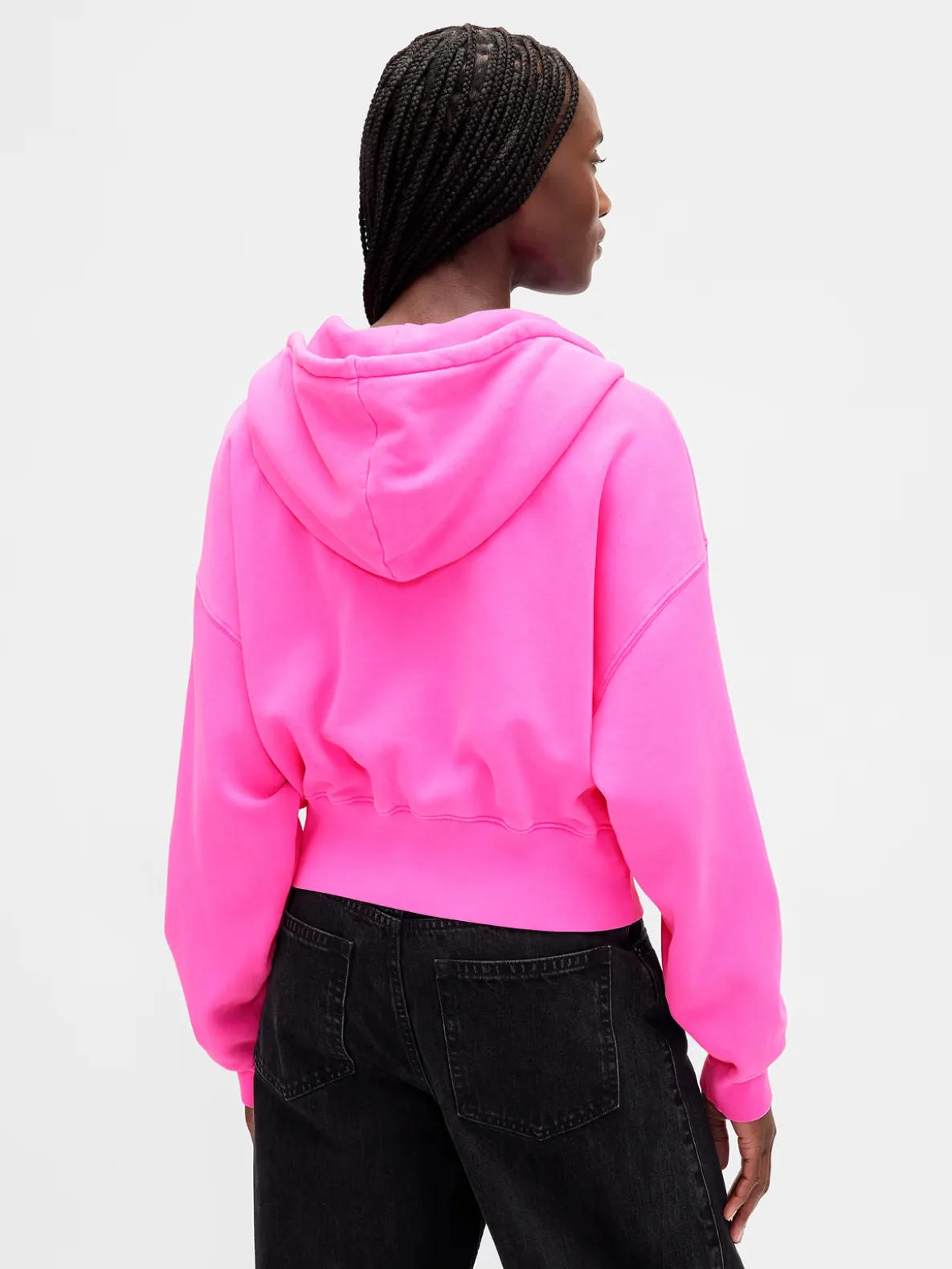 VintageSoft Wedge Zip Hoodie