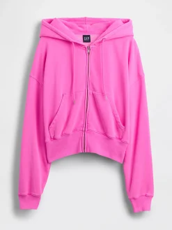 VintageSoft Wedge Zip Hoodie