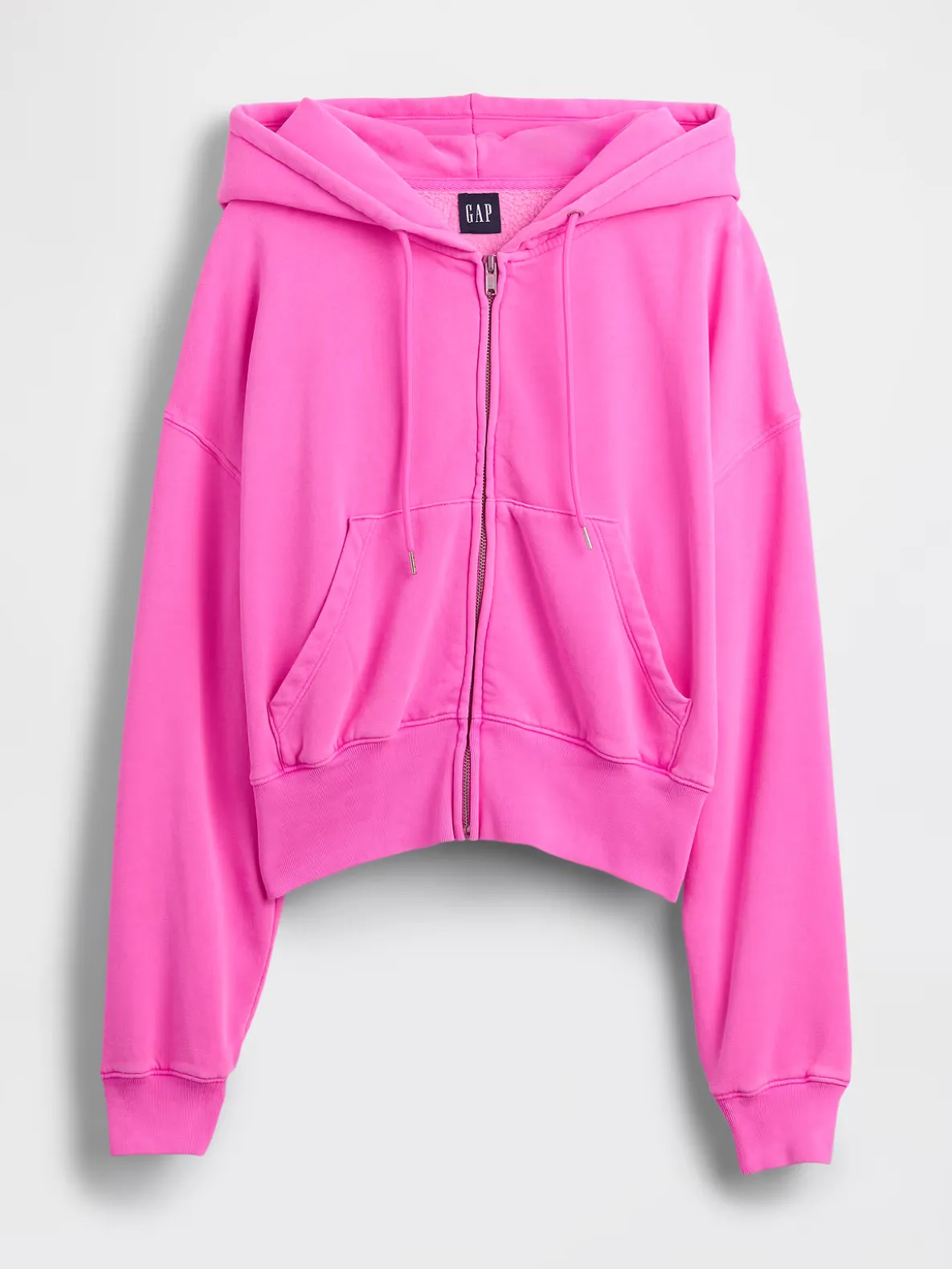 VintageSoft Wedge Zip Hoodie