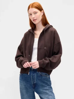 VintageSoft Wedge Zip Hoodie