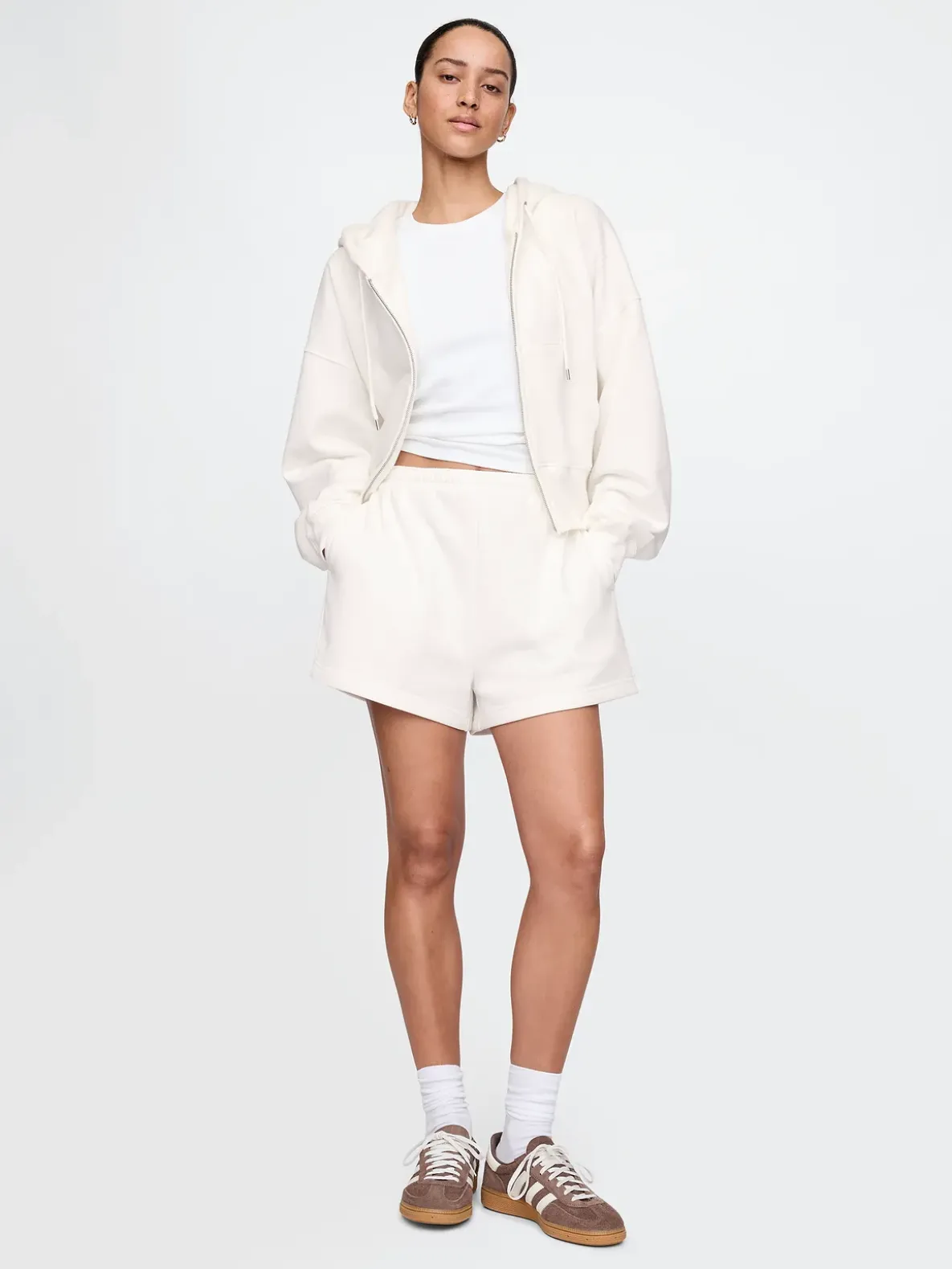 VintageSoft Wedge Zip Hoodie