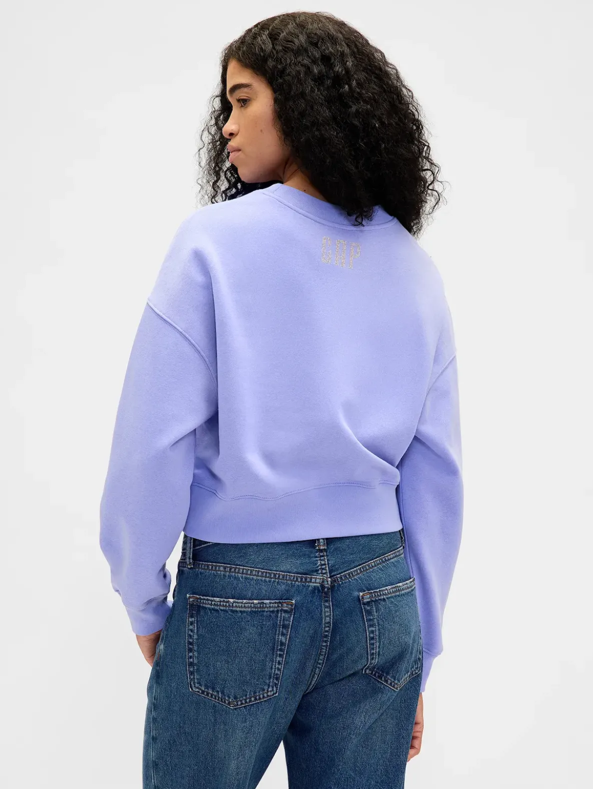 VintageSoft Wicked Crop Wedge Sweatshirt