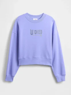 VintageSoft Wicked Crop Wedge Sweatshirt