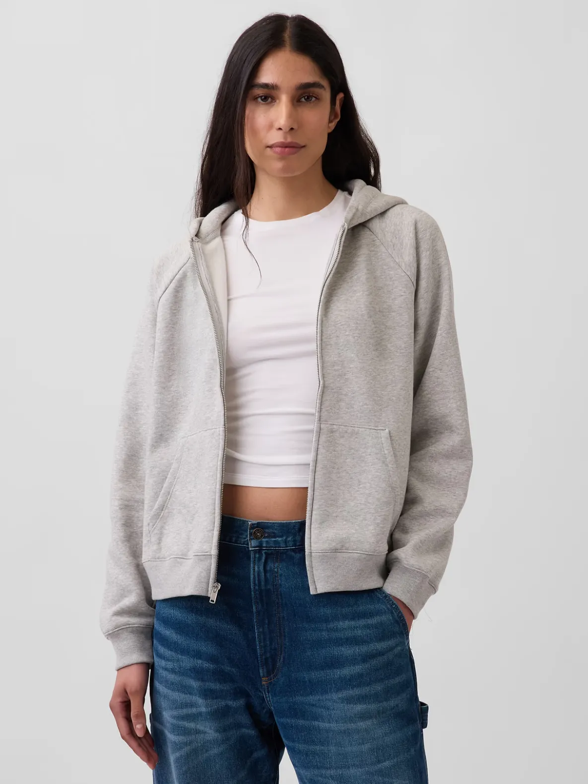 VintageSoft Zip Hoodie