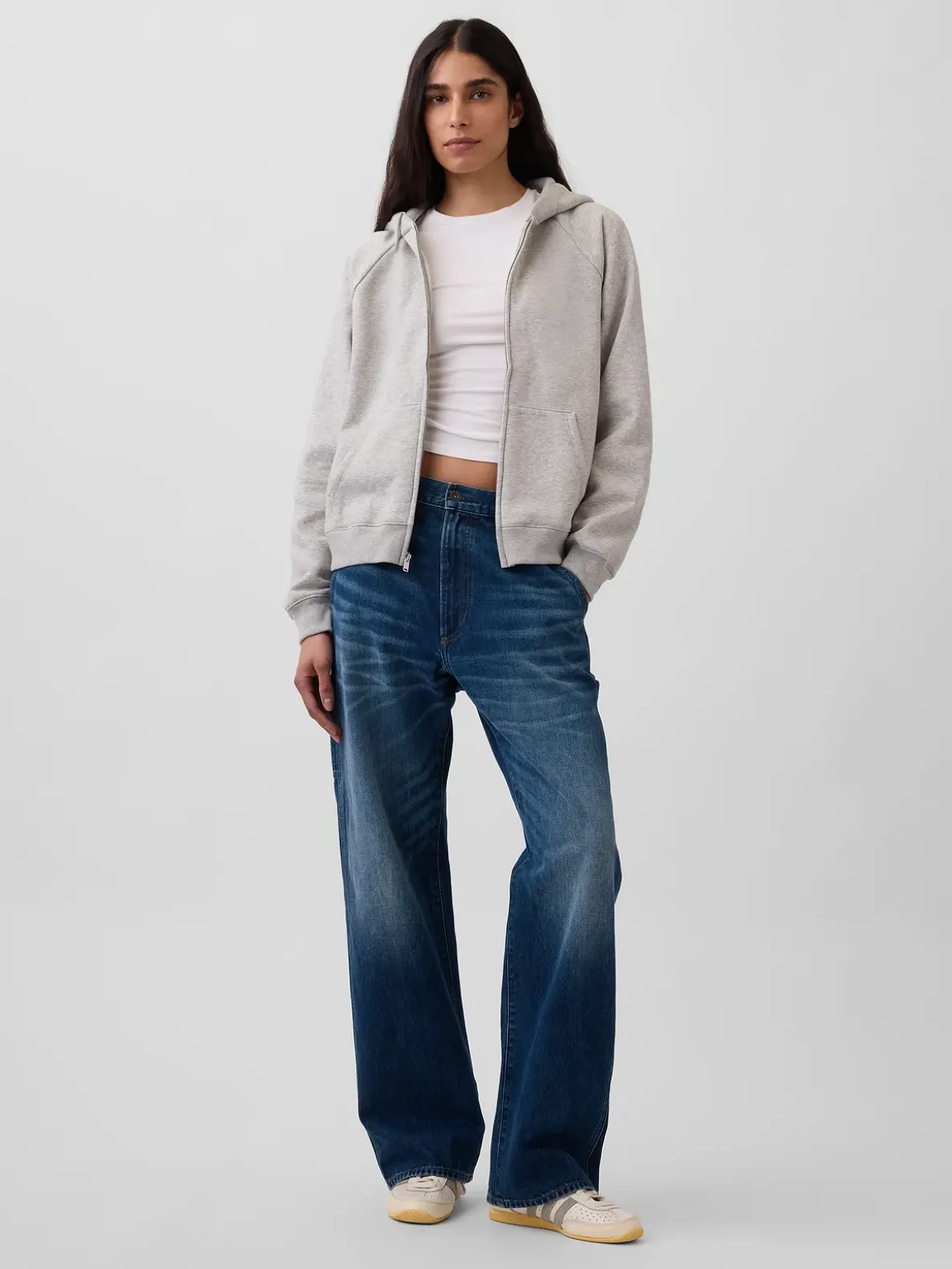 VintageSoft Zip Hoodie