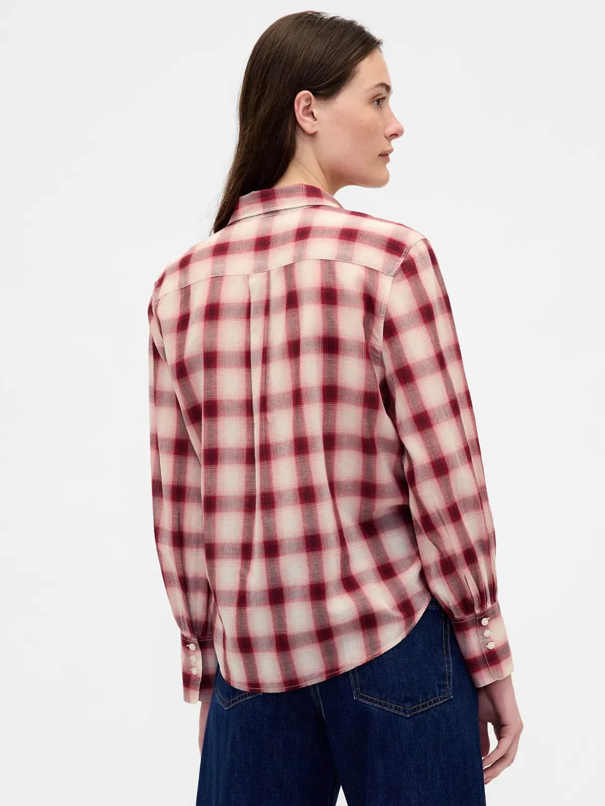 Voile Plaid Shirt
