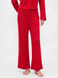 Waffle Wide-Leg PJ Pants