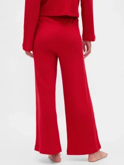 Waffle Wide-Leg PJ Pants