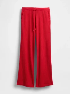 Waffle Wide-Leg PJ Pants