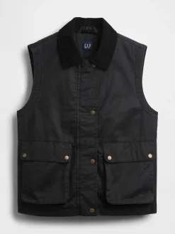 Waxed Canvas Barn Vest