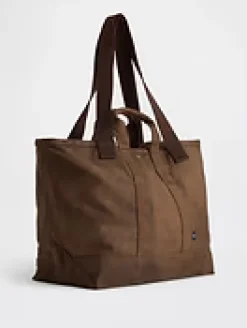 Waxed Canvas Tote Bag