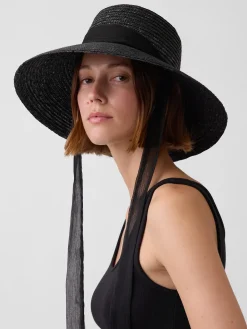 Wide Brim Straw Hat
