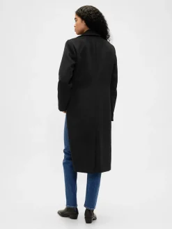 Wool-Blend Chesterfield Coat