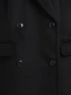 Wool-Blend Chesterfield Coat