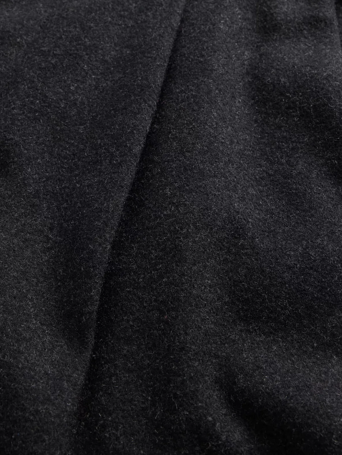 Wool-Blend Relaxed Straight Trousers