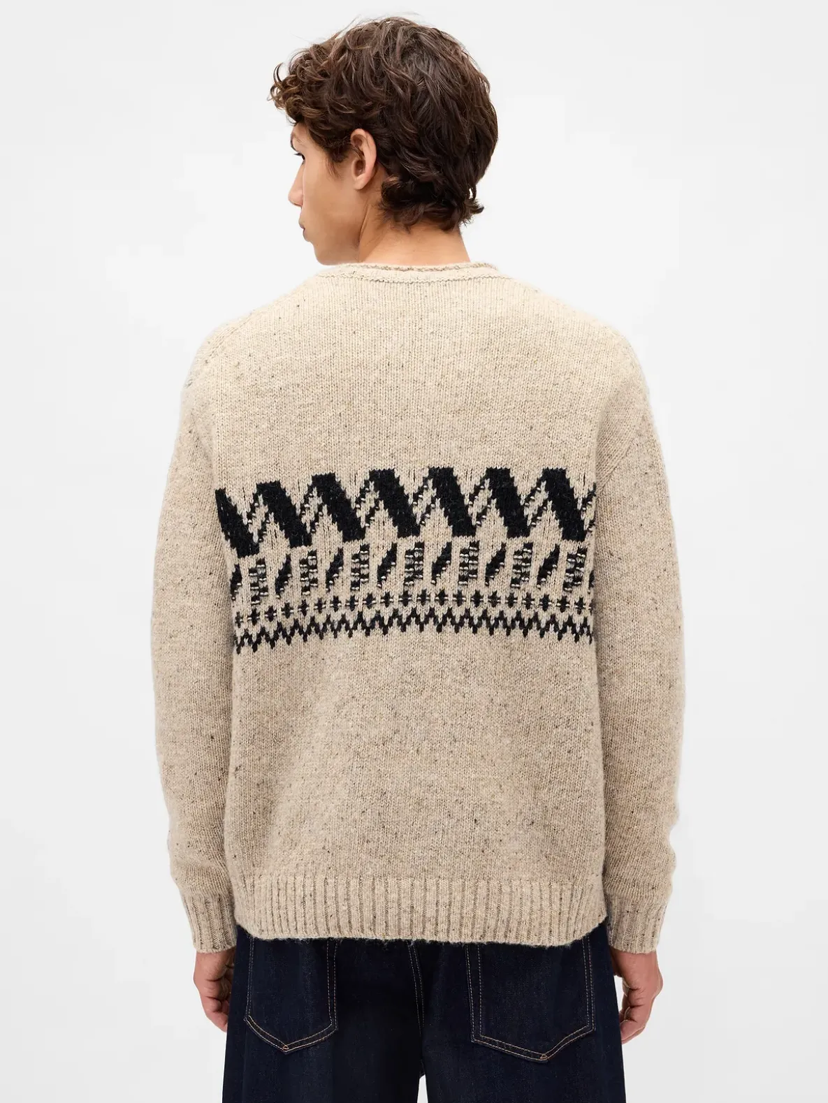 Wool-Blend Roll-Neck Sweater