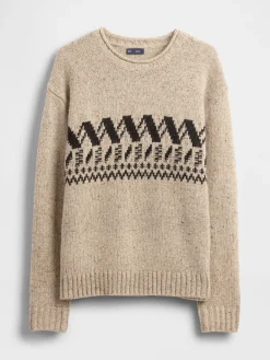 Wool-Blend Roll-Neck Sweater